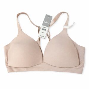 NWT Aerie Real Sunnie Wireless Bra 36DD Nude Beige Soft Lightly Lined $44.95